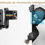 Mini Câmera Com Sensor De Movimento E Visão Noturna