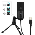 Microfone Condensador Usb Record Hero