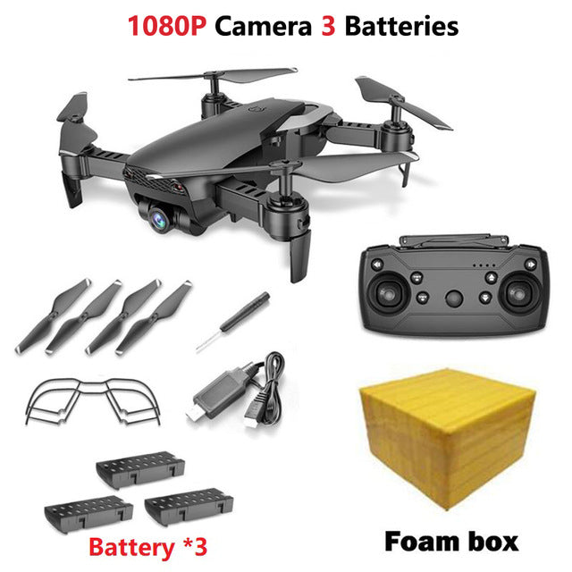 Drone  Câmera 4k com 1080p fpv Dobrável Mini Teeggi M69 Quadcopter