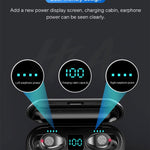 Fone de Ouvido 2000 mAh Potência, Sem Fio Bluetooth 5.0 H&A