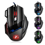 Mouse Gamer Profissional - 5500 DPI Com Fio