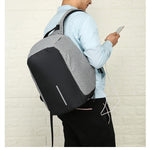 Mochila USB Impermeável - Anti-furto