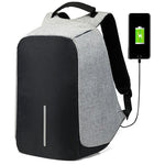 Mochila USB Impermeável - Anti-furto