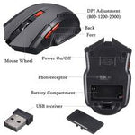 Mouse Óptico Sem Fio Para PC Gamer