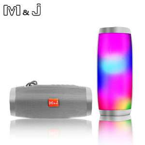 Caixa de Som Wireless Led Bluetooth M&J Melody & Journey  Portátil