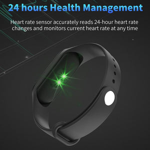 Pulseira Eletrônica Fitness Tracker com Monitoramento de Saúde e Atividades Físicas