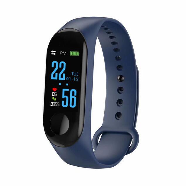 Pulseira Eletrônica Fitness Tracker com Monitoramento de Saúde e Atividades Físicas