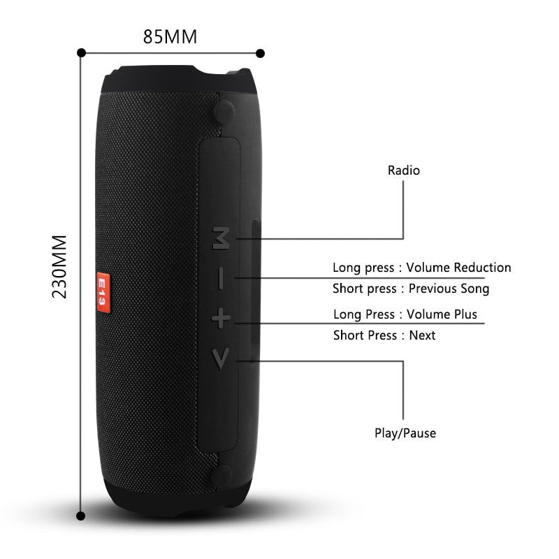 Caixa de Som Speakerphone Mini Bluetooth Nby Portátil